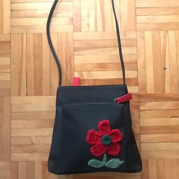 Vintage nylon mini shoulder bag - Picture 1 of 3